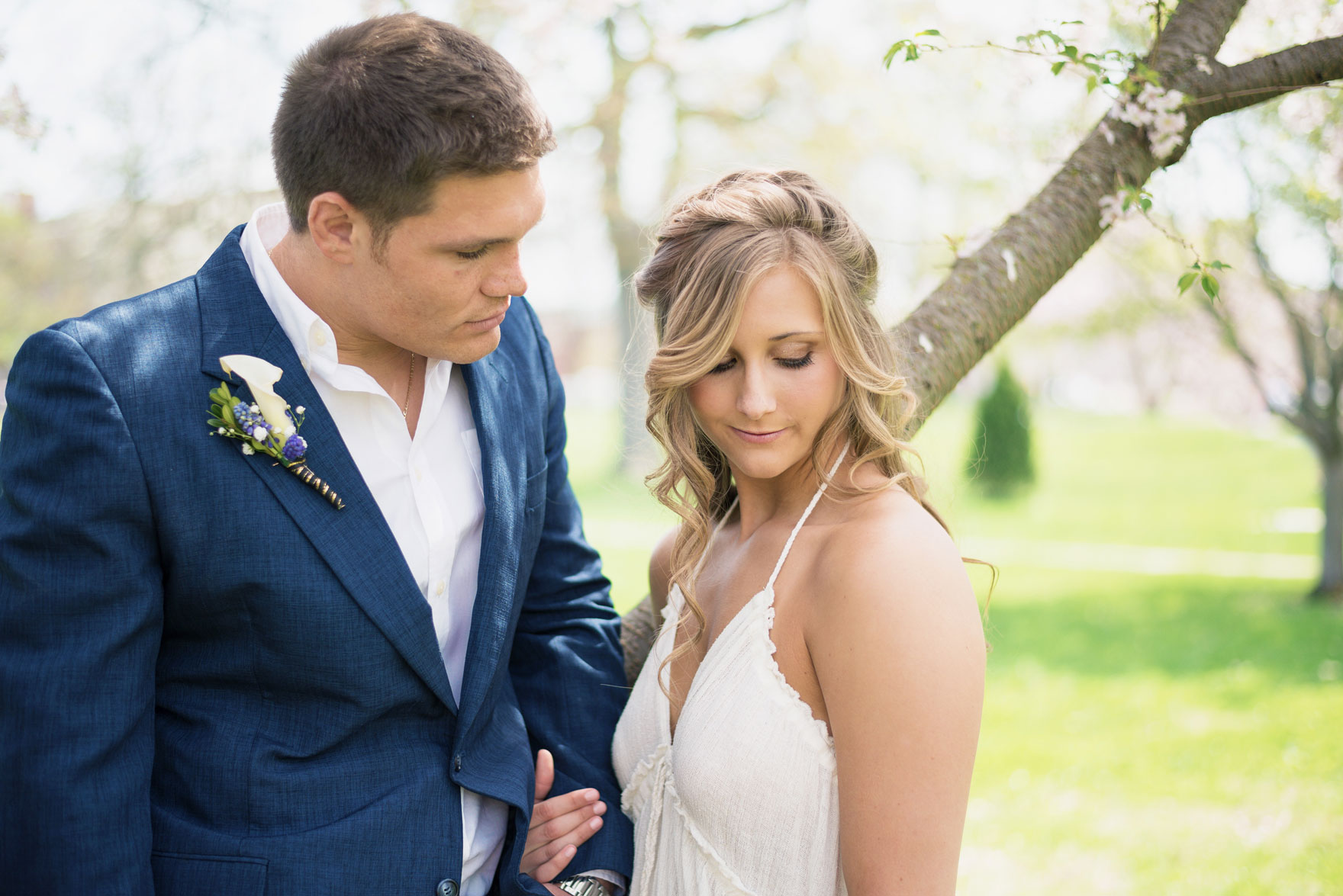 engaged couple