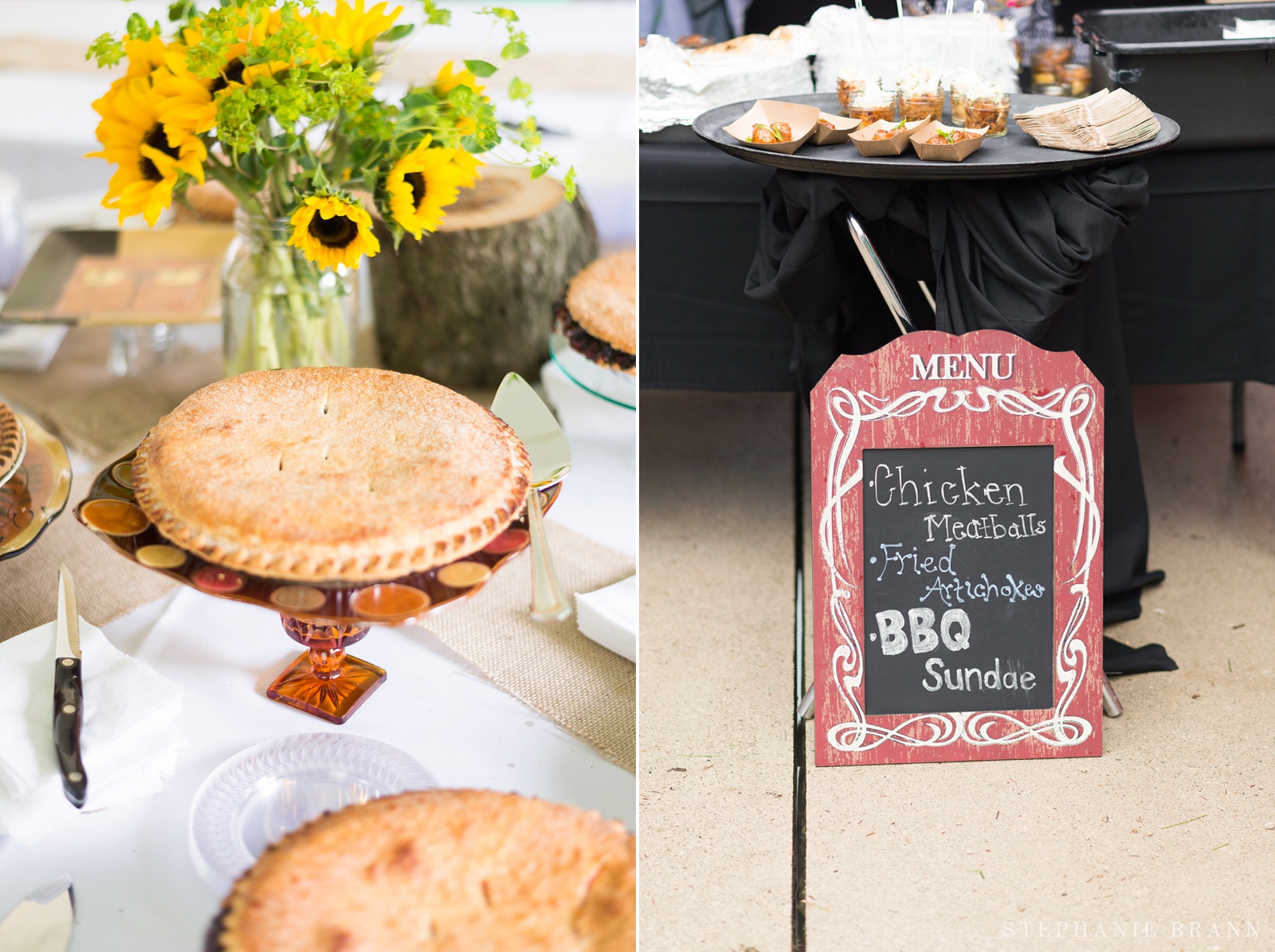 pies-at-a-wedding-reception
