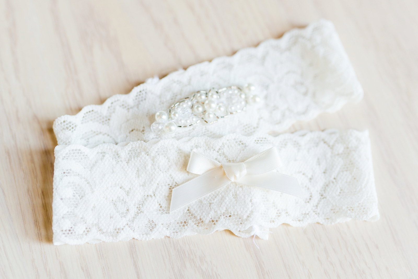 white-garter-with-a-white-bow-and-lace