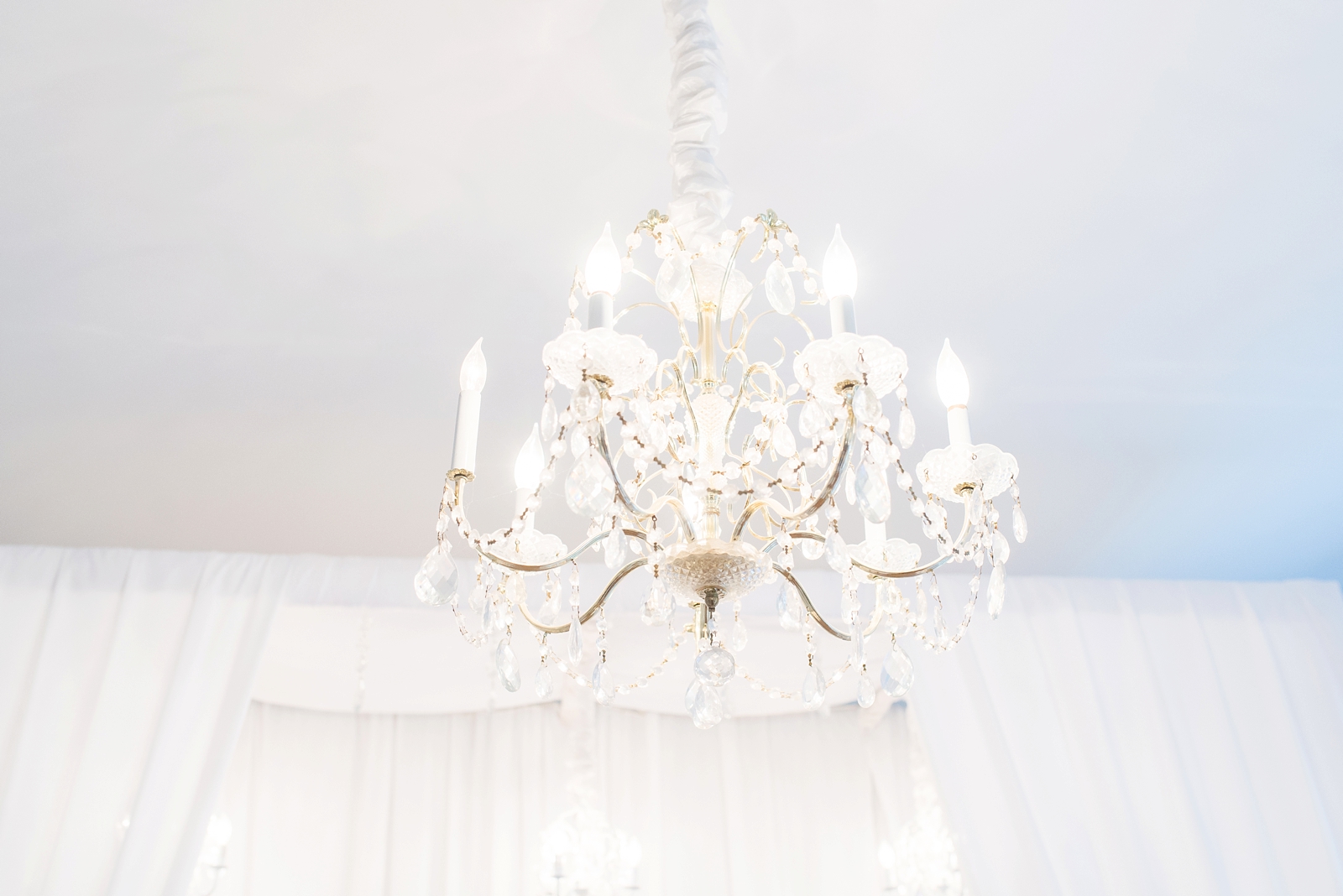 chandelier-hanging-from-a-blue-wall