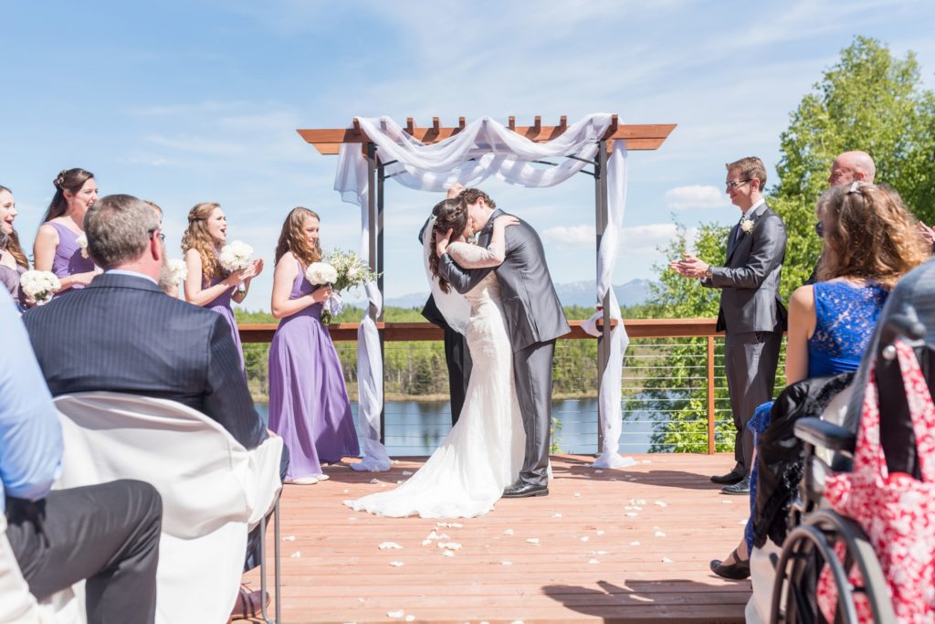 Backyard Wedding in Anchorage, Alaska Chad and Maria Stephanie Kase