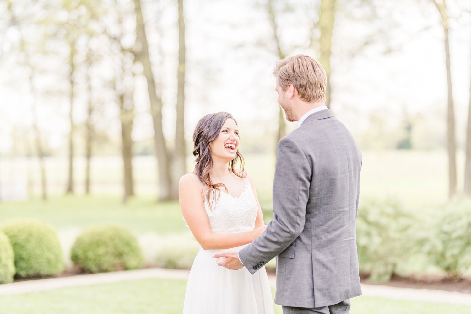 bride-and-groom-sharing-a-first-look