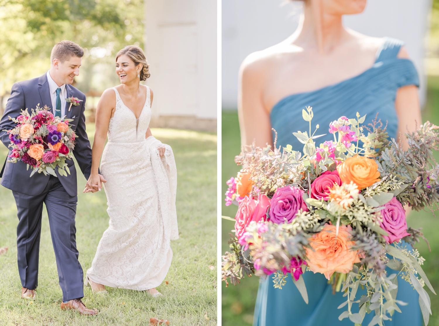 bright-blue-and-orange-and-magenta-fall-wedding-colors