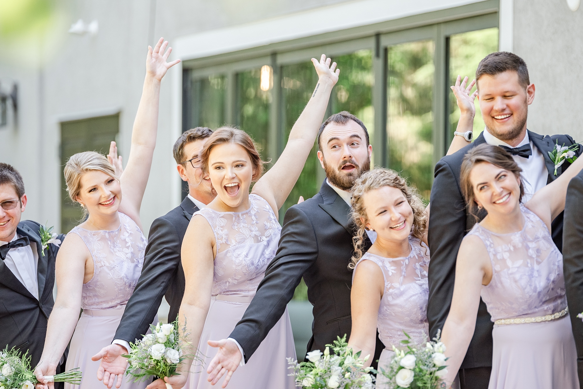 wedding party portraits by Stephanie Kase Photography