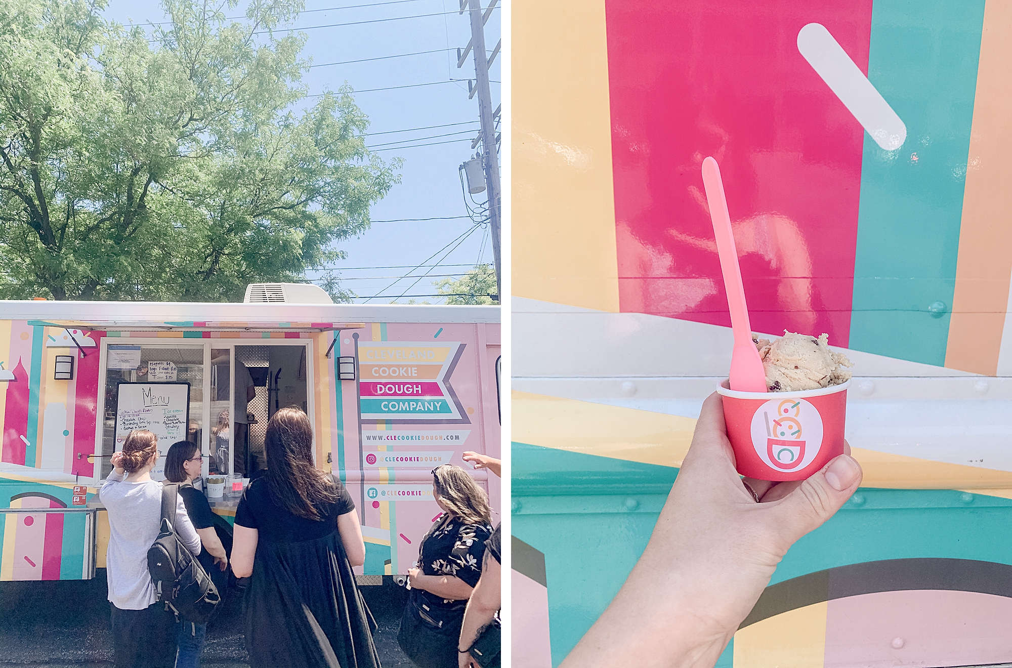 cookie dough food truck at The Graceful Gathering