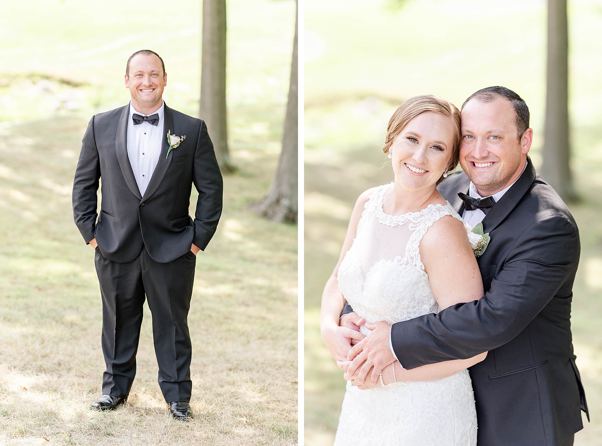Ohio wedding portraits at Wedgewood Golf & Country Club