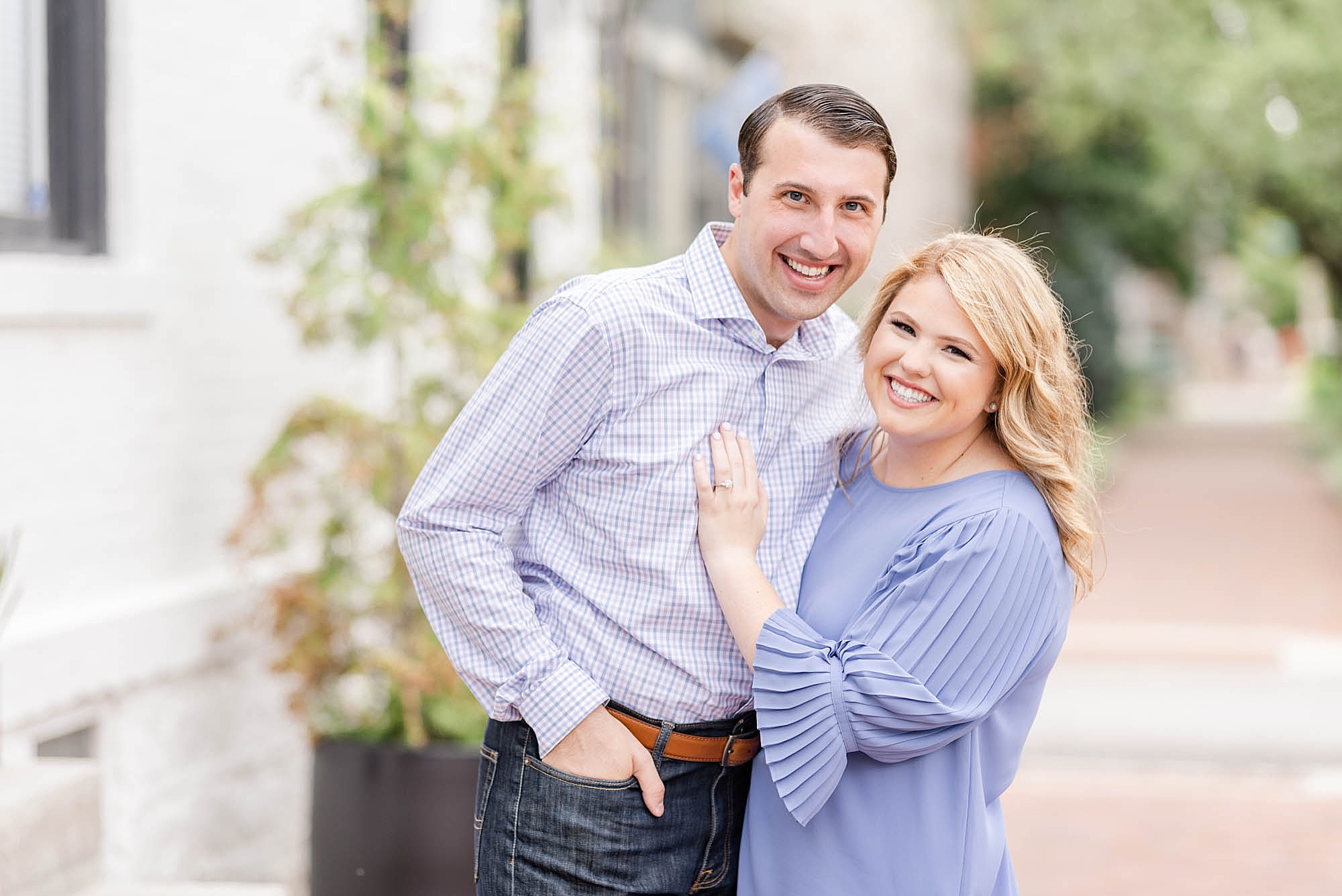 Schiller Park engagement session with Stephanie Kase