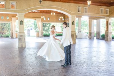 first dance at Gervasi Vineyard wedding