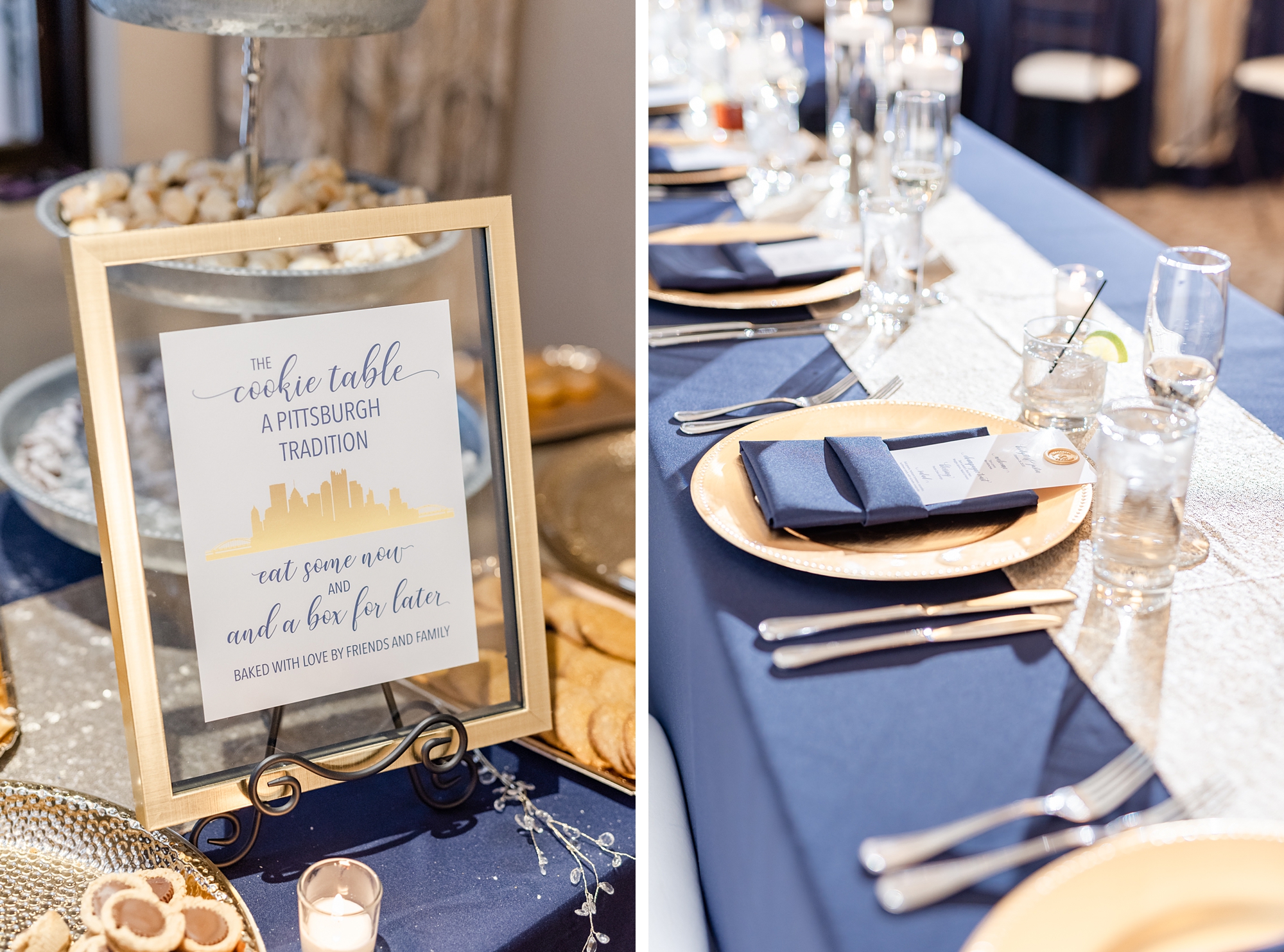place settings with gold chargers