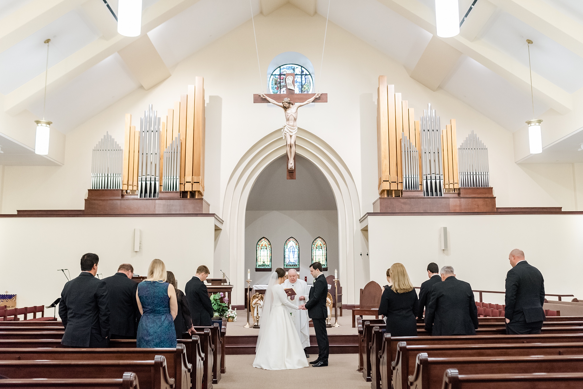 traditional church wedding in Ohio