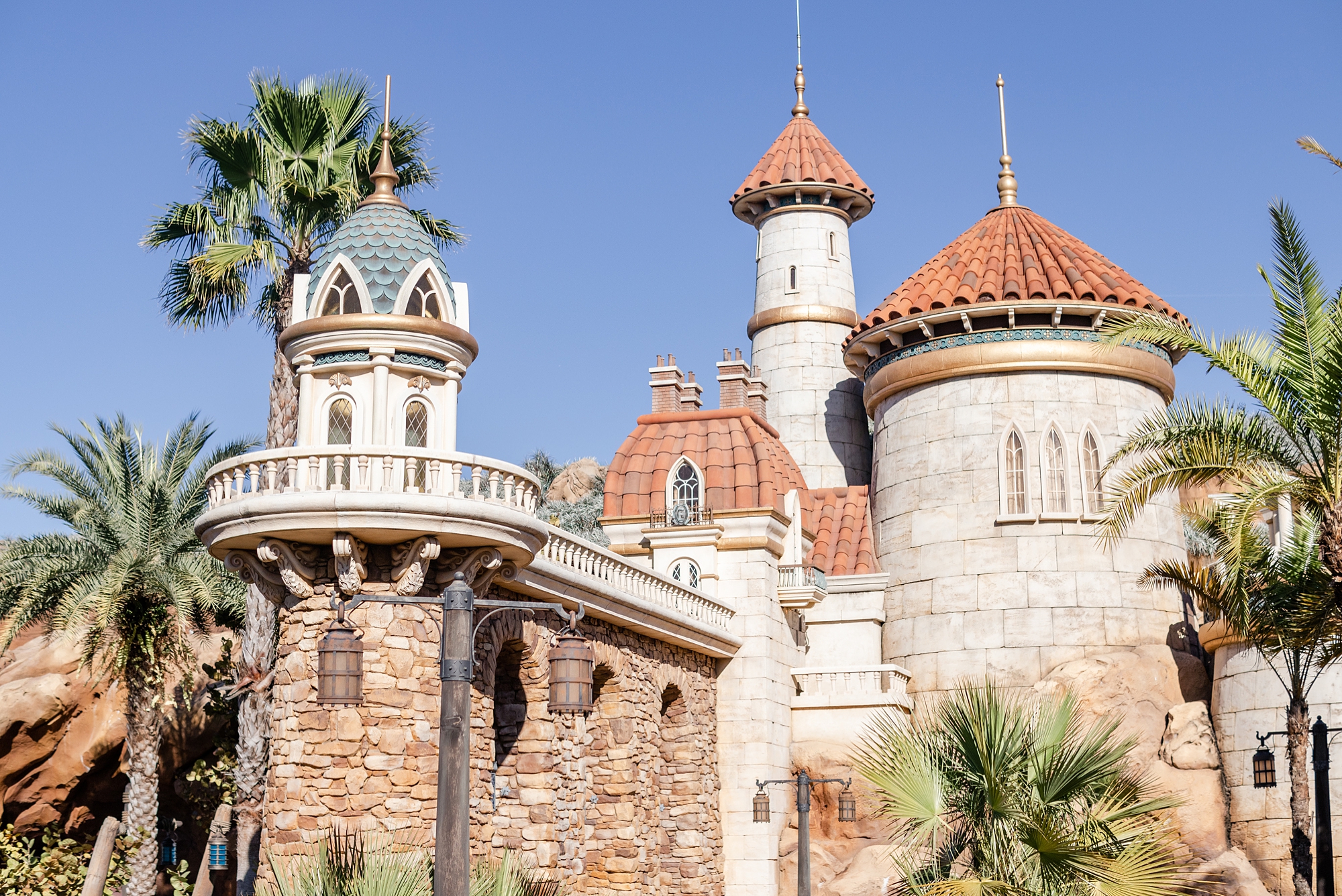 Ariel's castle at Magic Kingdom in Walt Disney World