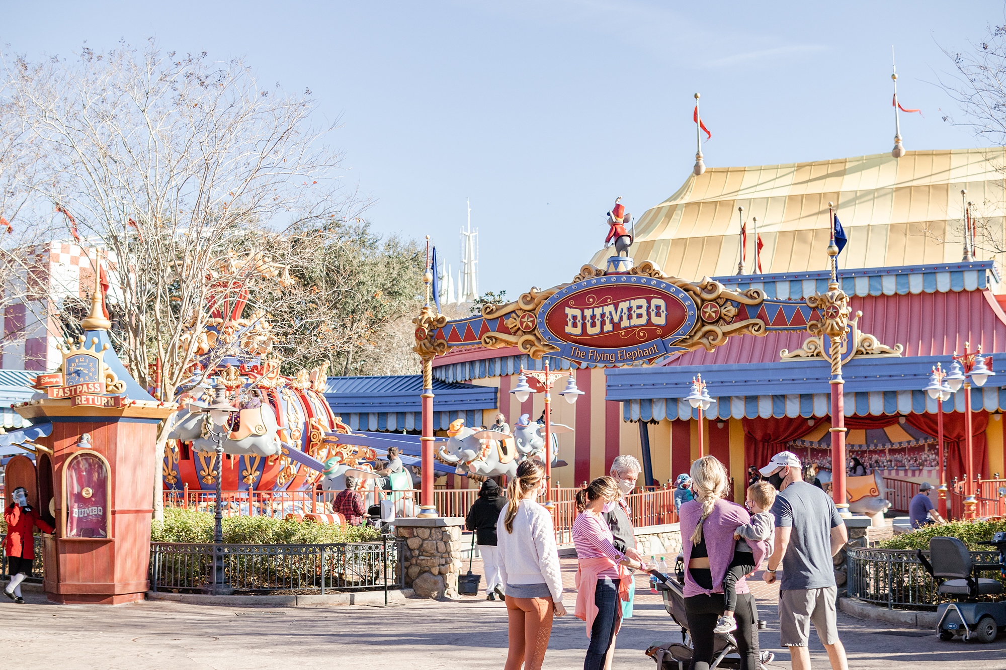 DUMBO ride at Walt Disney World