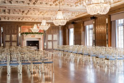 the Athletic Club of Columbus ceremony setup in ballroom