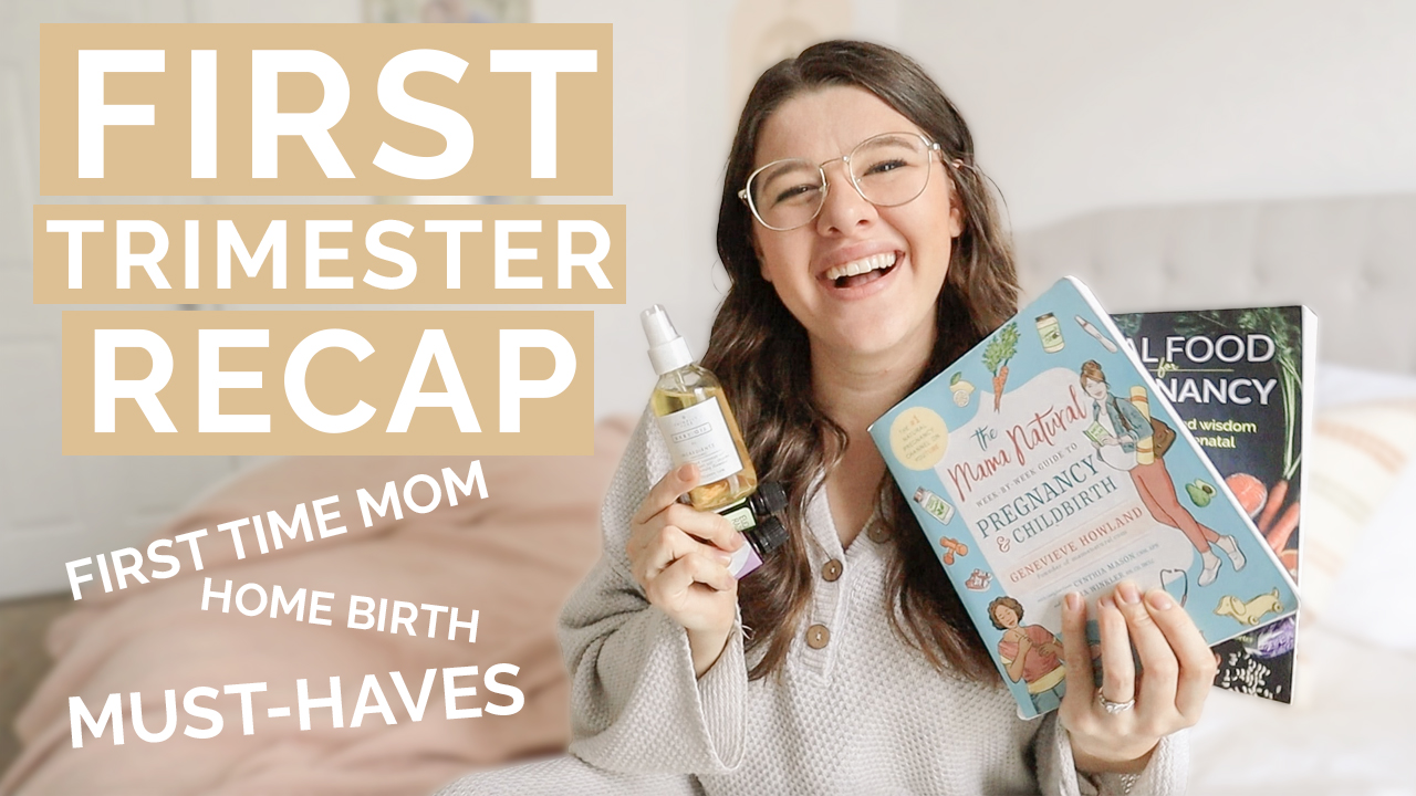 First trimester recap and must haves for new moms shared at 15 weeks pregnant from first time mom Stephanie Kase