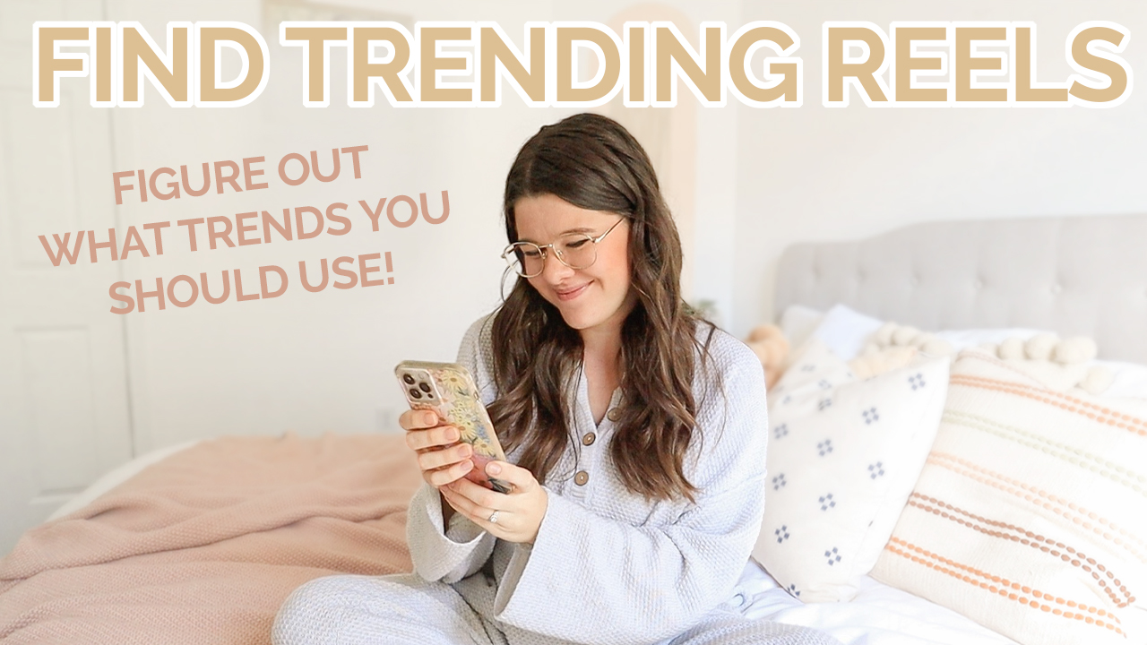 How to find trending Reels sounds within the Instagram app: step-by-step tutorial shared by business educator Stephanie Kase