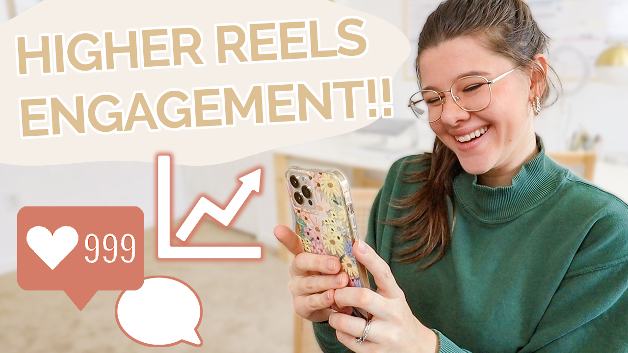 Instagram Reels Engagement Hacks to grow your online brand and social media account shared by business educator Stephanie Kase