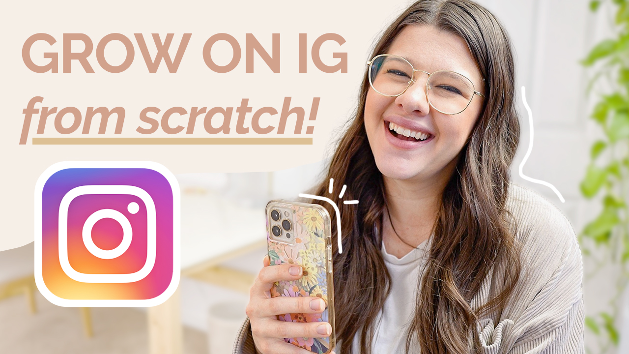 How to grow an Instagram account from scratch in 2022: tips for small business owners looking to build their Instagram community shared by Stephanie Kase