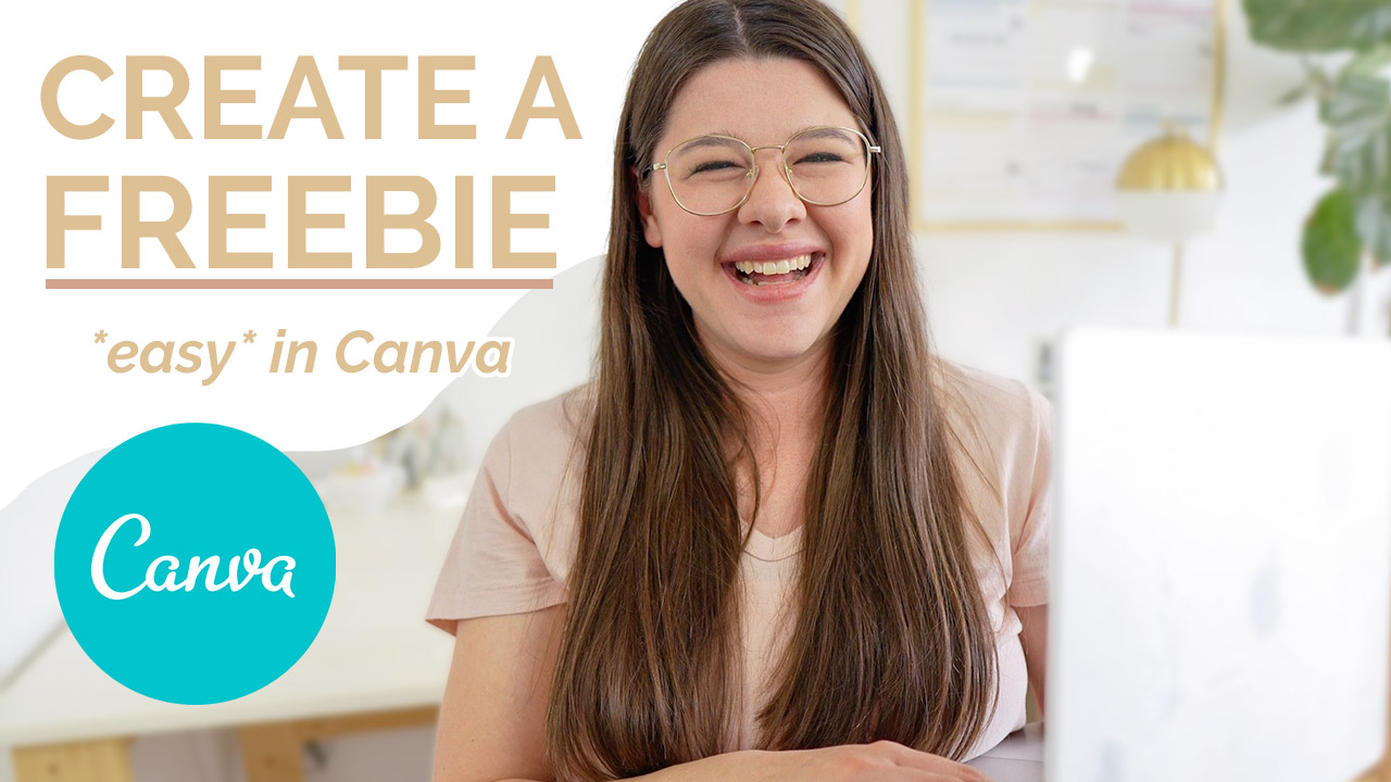 how to create your email freebie in Canva to grow your email list