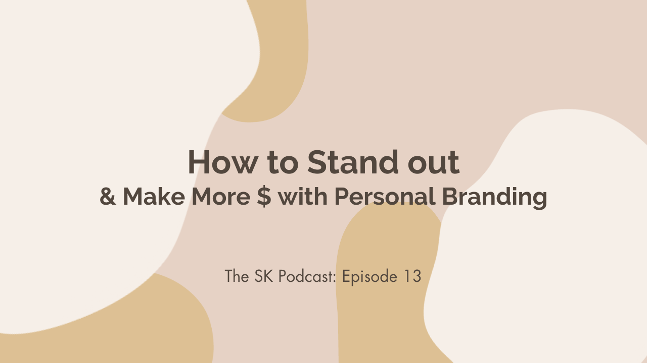 How to stand out & make more money with a personal brand: tips to find your target audience and content to share to build your brand from Stephanie Kase
