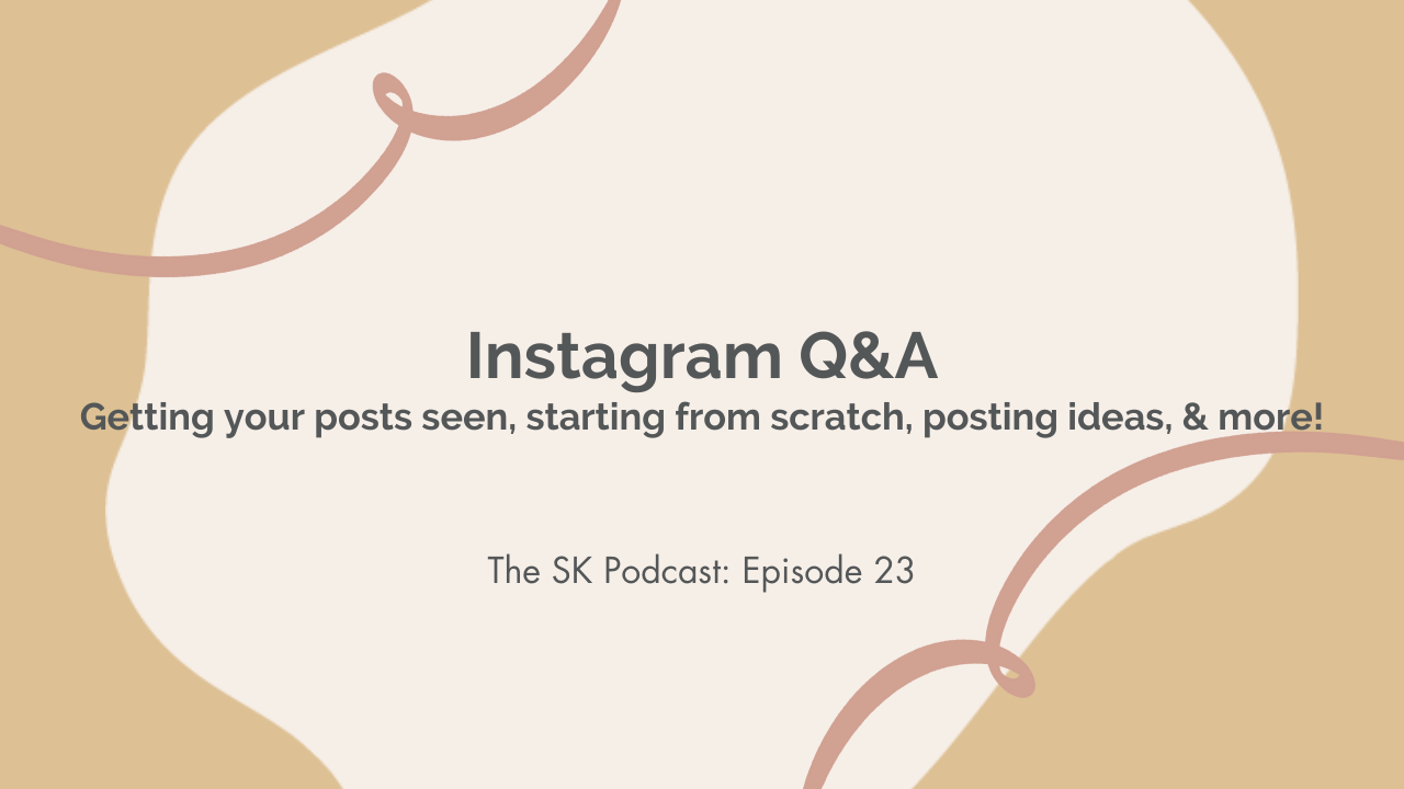 Instagram Q&A: Stephanie Kase shares questions from her audience about how to use Instagram to grow their business and brand