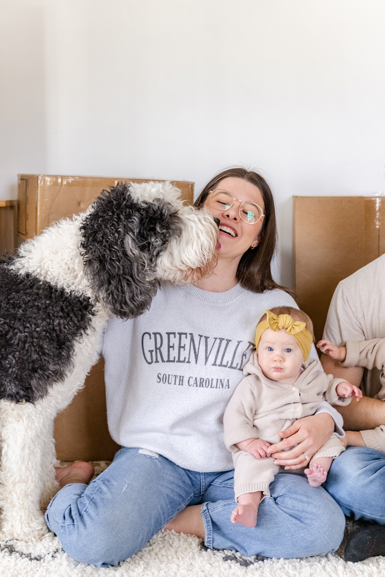business owner Stephanie Kase shares about her family's move to Greenville, SC