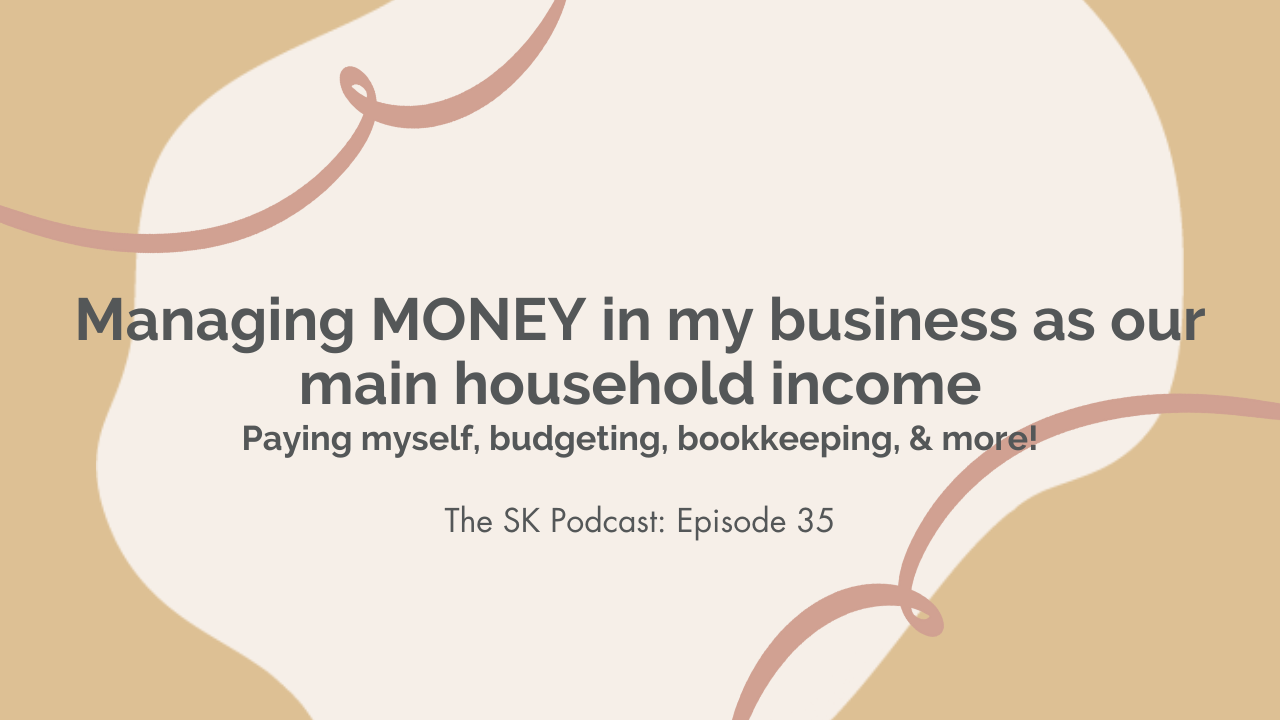 Business owner and mom Stephanie Kase shares how she uses Profit First to manage money in her business as the sole income provider for her home