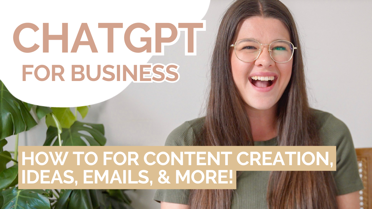 ChatGPT explained for small business owners: how to use AI to develop content, ideas, and more shared by business owner Stephanie Kase