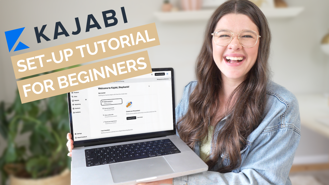 How to Create an Online Course on Kajabi (Set-up Tutorial for Beginners)