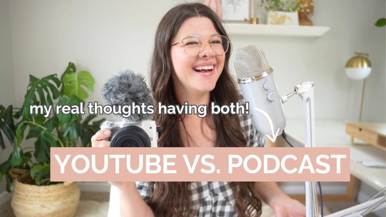 Podcast vs. YouTube: Stephanie Kase shares the differences between her two channels and the strategy for having both for her business