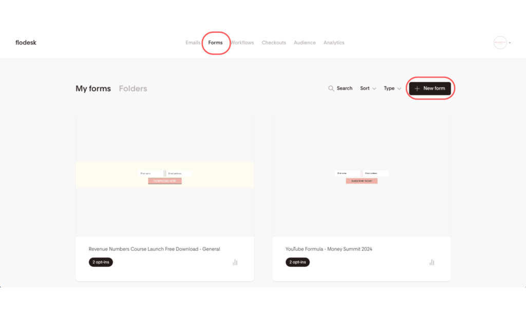 flodesk forms tutorial