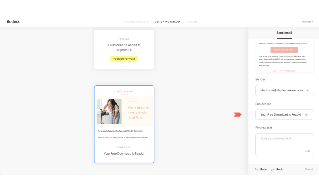 flodesk workflow tutorial